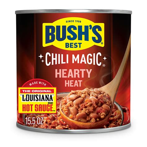 The secret recipe of Bush chili mafic: a discontinued legend.